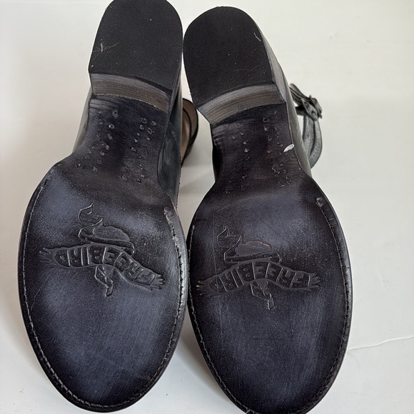 Freebird Randi mid-heel round toe ankle strap adjustable buckle gray gun metal - Picture 8 of 16